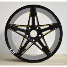 Aftermarket Alloy wheel with black machine face UFO-5047